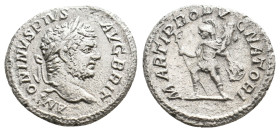 CARACALLA, 197-217 AD. AR, Denarius. Rome.2.73g 18.5m