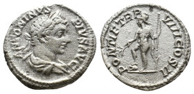 CARACALLA, 197-217 AD. AR, Denarius. Rome. 3.20g 18.2m