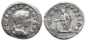 GETA, 209-211 AD. AR, Denarius. 2.35g 18.2m