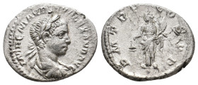 SEVERUS ALEXANDER, 222-235 AD. AR, Denarius. Rome. 2.74g 19.8m