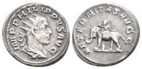 PHILIP I ‘THE ARAB’, 244–249 AD. AR, Antoninianus. Rome. 4.15g 24.8m