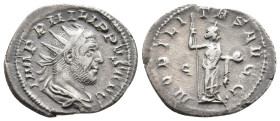 PHILIP I ‘THE ARAB’, 244–249 AD. AR, Antoninianus. Rome. 3.1g 23.7m