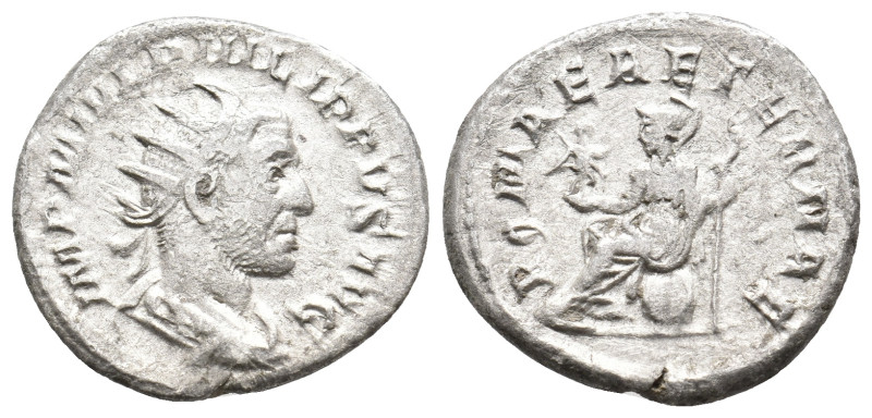 PHILIP I ‘THE ARAB’, 244–249 AD. AR, Antoninianus. Rome. 4.07g 22.2m