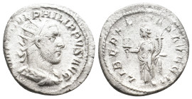 PHILIP I ‘THE ARAB’, 244–249 AD. AR, Antoninianus. Rome.3.86g 23.3m