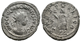 MACRIANUS Usurper, 260-261. Antoninianus (Billon), Samosata.
Obv. IMP C FVL MACRIANVS P F AVG Radiate and cuirassed bust of Macrianus to right. Rev. ...