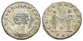 SEVERINA Augusta, 270-275 AD. AE. Rome. 4.29g 21.8m