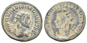 DIOCLETIAN, 284-305 AD. AE, Antoninianus. Rome. 3.4g 22.5m