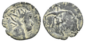 CONSTANTINE I 'THE GREAT', 307/10-337 AD.Contemporary barbaric imitation AE. 0.5g 14.3m
