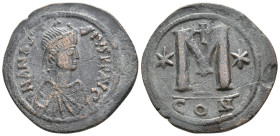 ANASTASIUS I, 491-518 AD. AE, Follis. Constantinople. 17.84g 38m