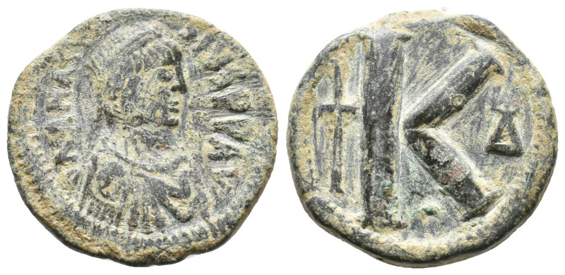 ANASTASIUS I, 491-518 AD. AE, Follis. 8.88g 24.9m