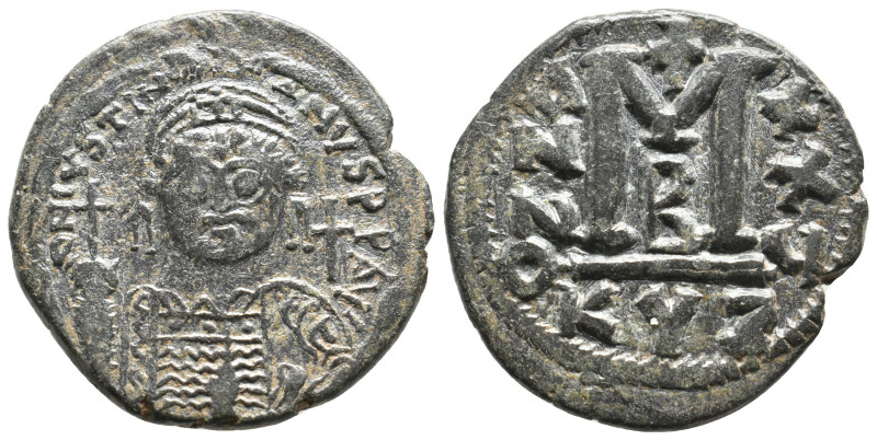 JUSTINIAN I, 527-565 AD. AE, Follis. Kyzikos. 18.01g 33.5m