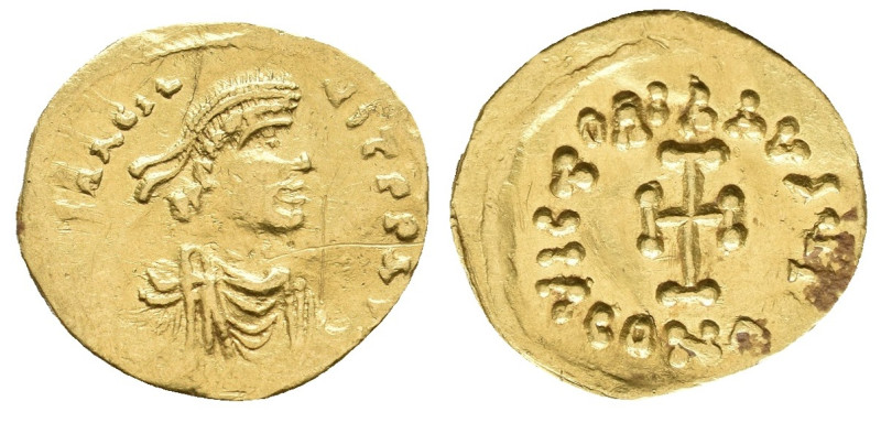 HERACLIUS (610-641 AD). AV, Tremissis. Constantinople. 1.39g 16.2m