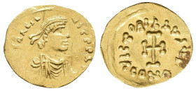 HERACLIUS (610-641 AD). AV, Tremissis. Constantinople. 1.39g 16.2m