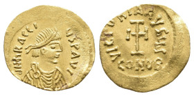 HERACLIUS (610-641 AD). AV, Tremissis. Constantinople. 1.46g 16.5m