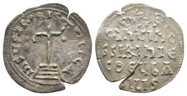 CONSTANTINE VI and IRENE, 780-797 AD. AR, Miliaresion. Constantinopolis. 1.48g 20.5m