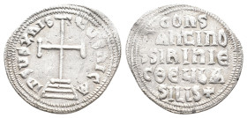 CONSTANTINE VI and IRENE, 780-797 AD. AR, Miliaresion. Constantinopolis. 2.12g 21.4m