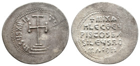 MICHAEL III THE DRUNKARD (842-867). AR, Miliaresion. Constantinople. 2.43g 24.9m