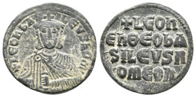 LEO VI the WISE, 886-912 AD. AE, Follis. Constantinople. 6.7g 25.3m