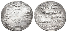 JOHN I TZIMISCES, 969-976 AD. AR, Miliaresion. Constantinople.2.19g 22.5m