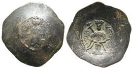 ISAAC II ANGELOS, 1185-1195 AD. AE, Constantinople. 3.61g 28.8m
