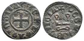 CRUSADERS. Philippe de Taranto (1307-1313) BI, Denier. 0.70g 18.3m