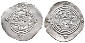 SASANIAN KINGDOM. Khusro II. BYSh (Bishapur) . AR, Drachm. 4.09g 30.4m