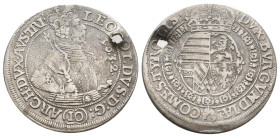AUSTRIA. Leopold V (1619-1632). 1632. AR. 4.33g 28.6m