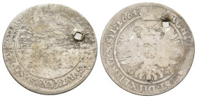 AUSTRIA. Leopold I (1657-1705) 1664. AR.5.6g 28.9m