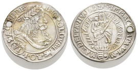 AUSTRIA. Leopold I (1657-1705) 1692. AR. 3.58g 27.7m