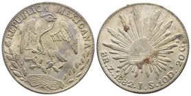 MEXICO. 1882 AD. 8 Reales. AR. 20.1g 38.9m