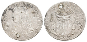 MONACO. Louis I (1662-1701) 1665. AR. 2.09g 20.2m