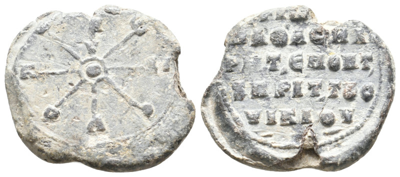 BYZANTINE SEAL. 12.42g 27.4m