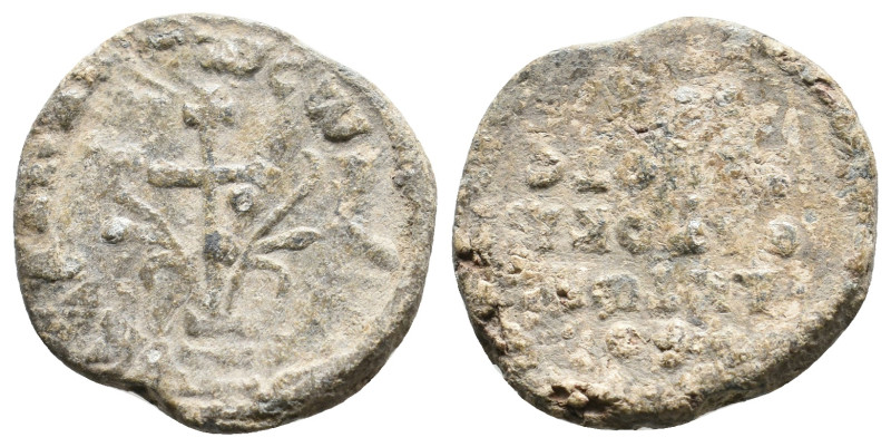 BYZANTINE SEAL. 6.08g 21.5m