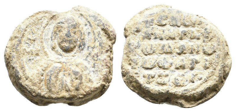 BYZANTINE SEAL. 6.61g 18.1m