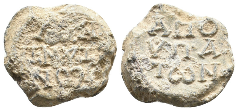 BYZANTINE SEAL. 8.74g 20.7m