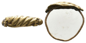 ANCIENT ROMAN BRONZE RING (1ST-5TH CENTURY AD.) 0.60g