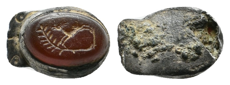 ANCIENT ROMAN BRONZE RING (1ST-5TH CENTURY AD.) 2.24g