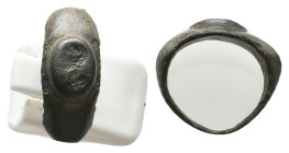 ANCIENT ROMAN BRONZE RING (1ST-5TH CENTURY AD.) 4.68g