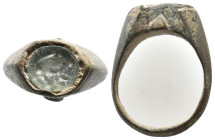 ANCIENT ROMAN BRONZE RING (1ST-5TH CENTURY AD.) 7.36g