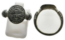 ANCIENT BYZANTINE RING (CIRCA 9TH-11TH AD) 5.04g
