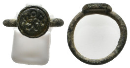 ANCIENT BYZANTINE RING (CIRCA 9TH-11TH AD) 5.78g