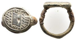 ANCIENT BYZANTINE RING (CIRCA 9TH-11TH AD)7g