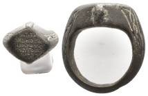 ANCIENT BYZANTINE RING (CIRCA 9TH-11TH AD) 23.49g