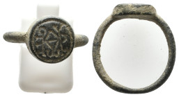 ANCIENT BYZANTINE RING (CIRCA 9TH-11TH AD) 5.76gg