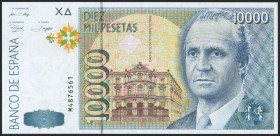 10000 Pesetas. 12 de Octubre de 1992. Serie M. (Edifil 2021: 485a). SC.