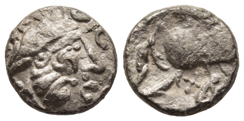 CELTIC COINAGE. Middle Danube (2nd-1st centuries BC). Drachm. 'Kugelwange mit Tr...