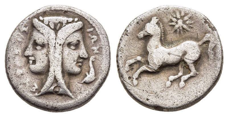SICILY. Syracuse. Timoleon and the Third Democracy (344-317 BC). 2 Litrai.

Obv:...