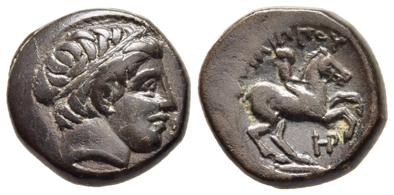 KINGS OF MACEDON. Philip II (359-336 BC). AE Unit. Uncertain mint in Macedon.

O...