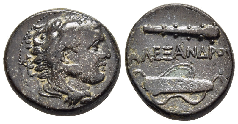 KINGS OF MACEDON. Alexander III 'the Great' (336-323 BC). AE Unit. Macedonian mi...