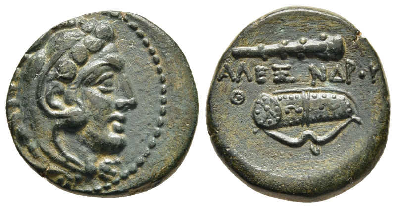 KINGS OF MACEDON. Alexander III 'the Great' (336-323 BC). AE. Uncertain Macedoni...